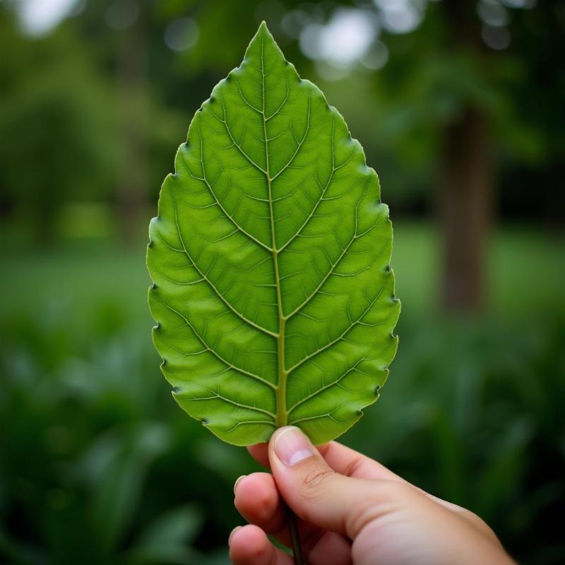 Mơ thấy hái lá bàng xanh tươi