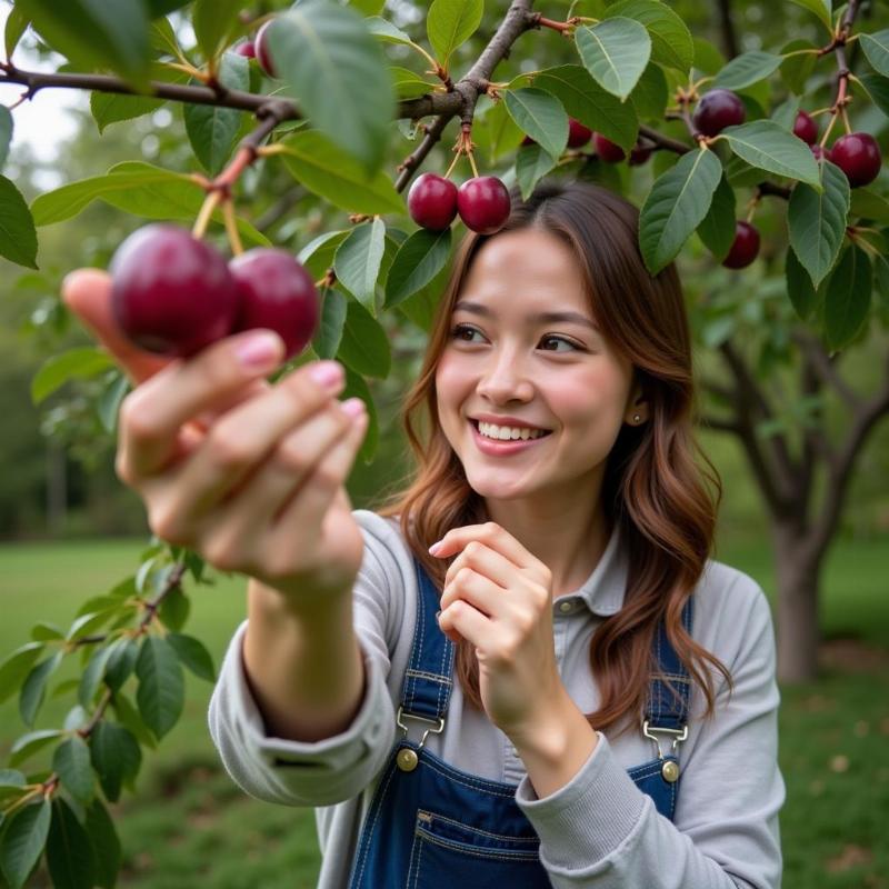 Mơ thấy hái mận chín đánh con gì?