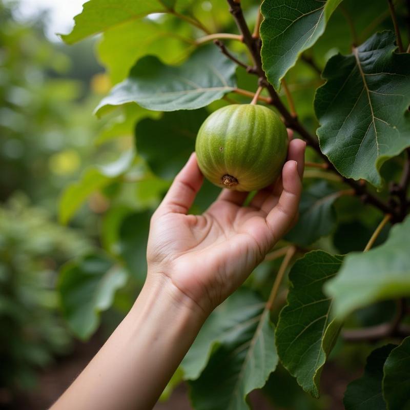 Mơ thấy hái quả sung chín trên cây