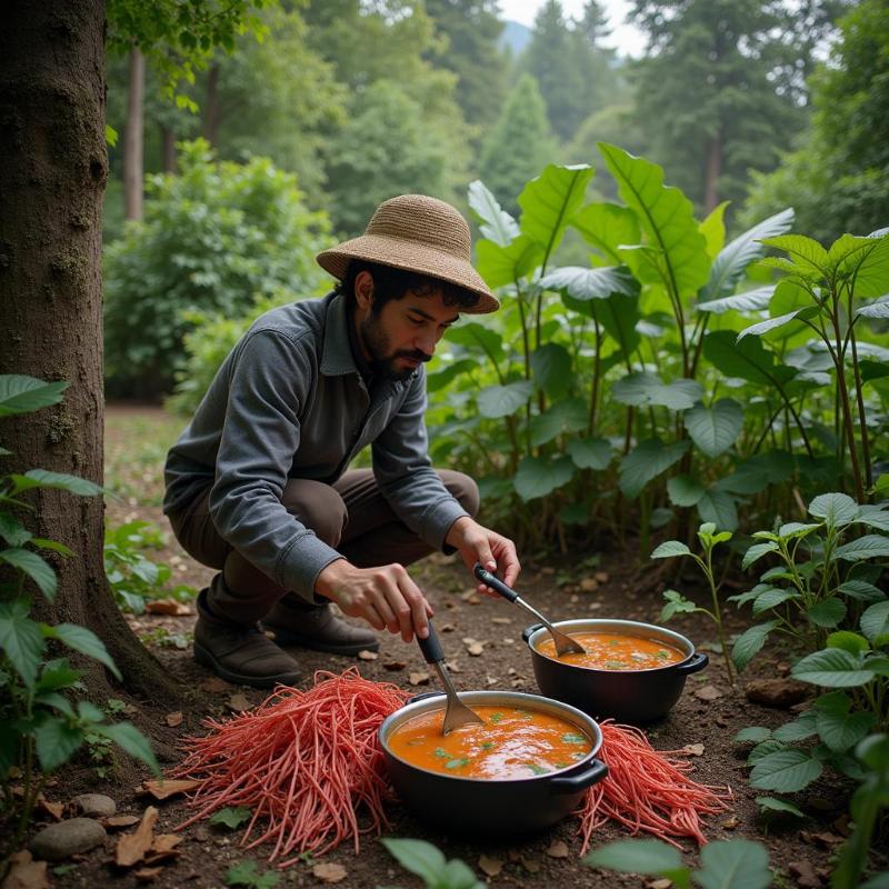 Mơ thấy hái rau ngót nấu canh