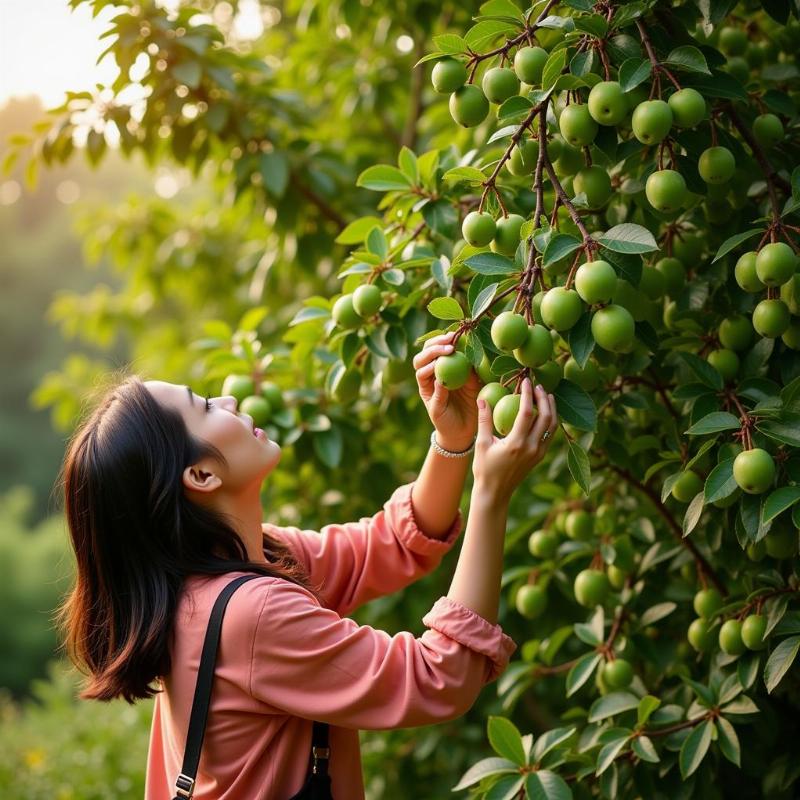 Mơ thấy hái sấu chua