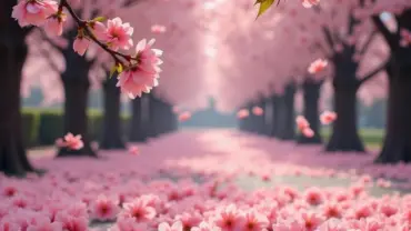 Mơ thấy hoa đào rụng khắp sân là điềm gì?