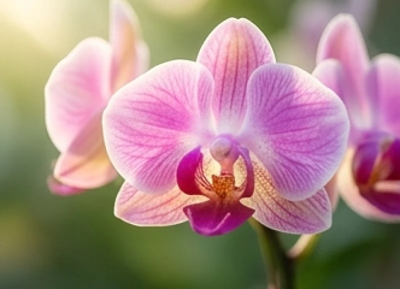 Mơ thấy hoa lan là điềm gì: Tra cứu điềm báo & bộ số may mắn 2 Hoa lan khoe sắc rực rỡ dưới ánh nắng ban mai tượng trưng cho sự viên mãn