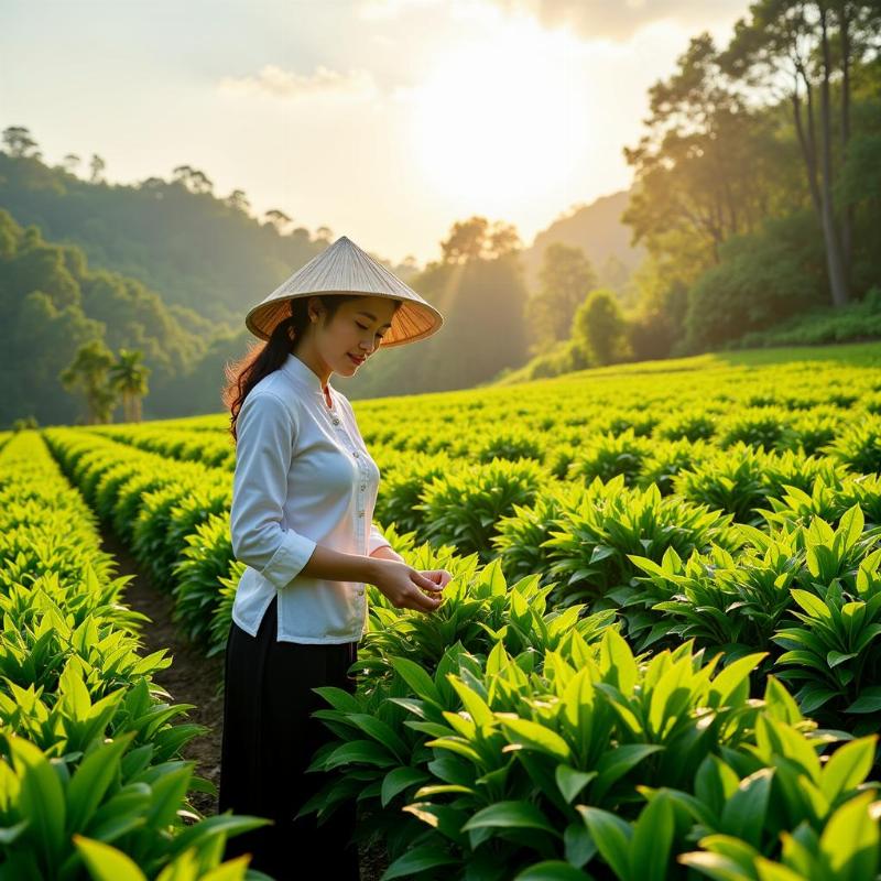 Mơ thấy lá chè xanh tươi, điềm báo gì?