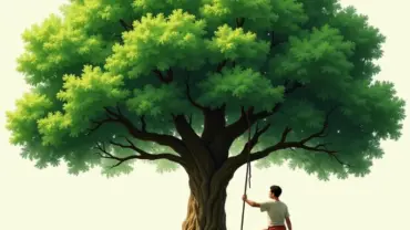Mơ thấy leo cây đề xanh tốt