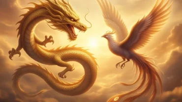 Biểu tượng rồng và phượng hoàng trong giấc mơ đại diện cho việc mơ thấy linh vật huyền thoại
