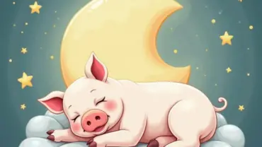 Mơ thấy lợn trắng nằm ngon lành
