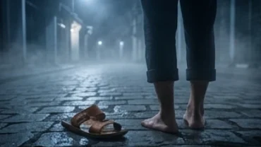 Cảm giác chông chênh lo âu của người nằm mơ thấy mất giày giữa không gian mờ ảo