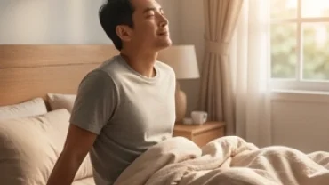 Người đàn ông bừng tỉnh khỏi giấc mơ thấy mẹ vợ chết với tâm trạng nhẹ nhõm trong phòng ngủ