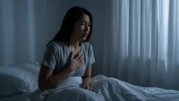 Người phụ nữ giật mình tỉnh giấc sau khi mơ thấy mình bị chém trong không gian phòng mờ ảo