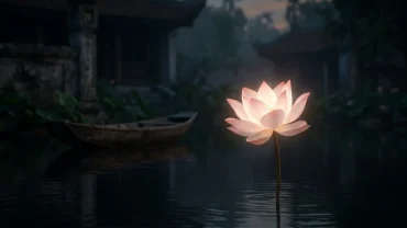 Hình ảnh khái niệm nghệ thuật thể hiện sự tái sinh tâm lý và giải tỏa căng thẳng khi mơ thấy mình chết lúc ngủ
