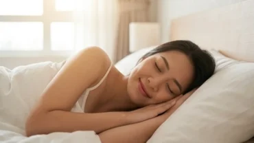 Người phụ nữ ngủ say mỉm cười thanh thản khi mơ thấy mình có con gái