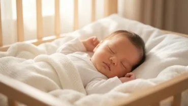 Người mẹ hạnh phúc ôm bé trai sơ sinh kháu khỉnh minh họa cho giấc mơ thấy mình sinh con trai