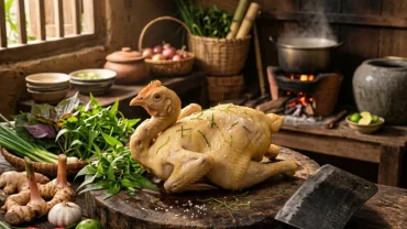 Hình ảnh tượng trưng cho điềm báo tâm linh và tài lộc khi mơ thấy mổ gà trong văn hóa tín ngưỡng truyền thống Việt Nam