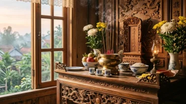 Khung cảnh tĩnh lặng và thanh bình mang đậm dấu ấn tâm linh dành cho người hay mơ thấy mồ mả