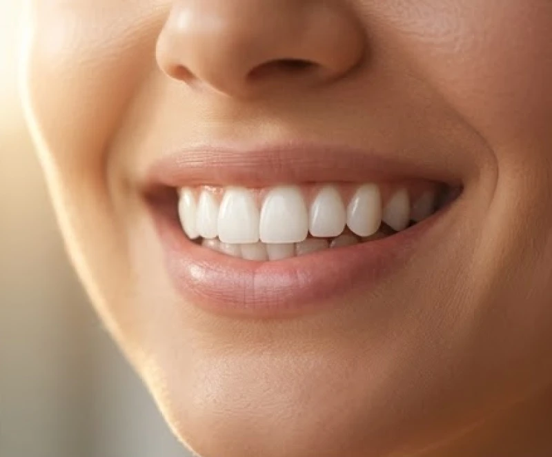 Nụ cười rạng rỡ với hàm răng cửa trắng sáng thể hiện sự tự tin và thuận lợi trong giao tiếp