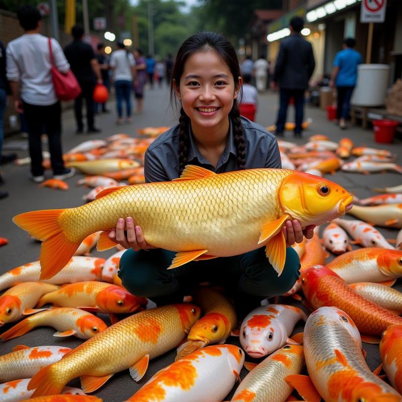 Giấc mơ mua cá chép vàng