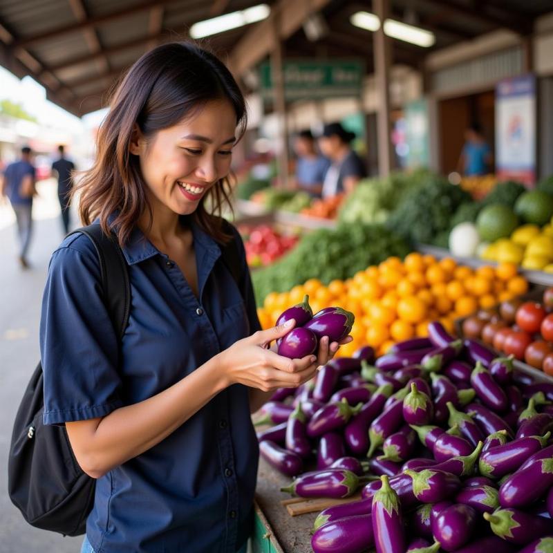 Mơ thấy mua cà tím tươi ngon là điềm báo gì?