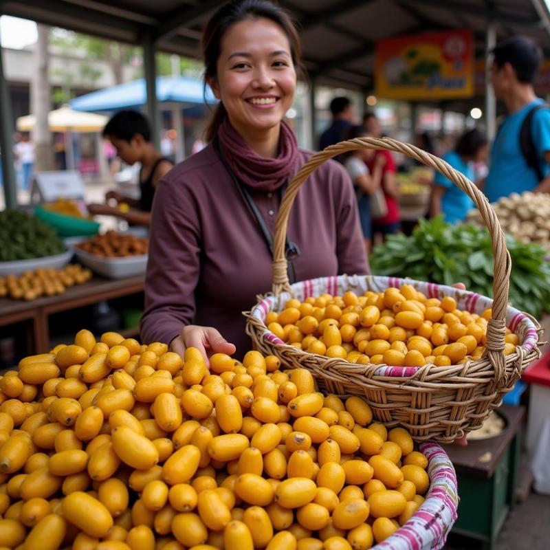 Mơ thấy mua me chín