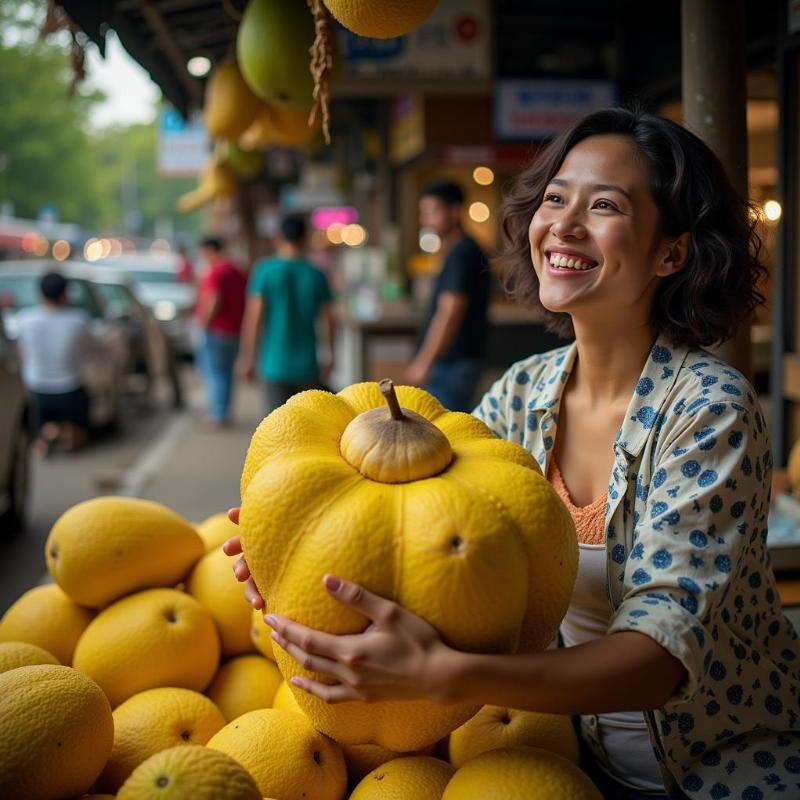 Mơ thấy mua mít chín