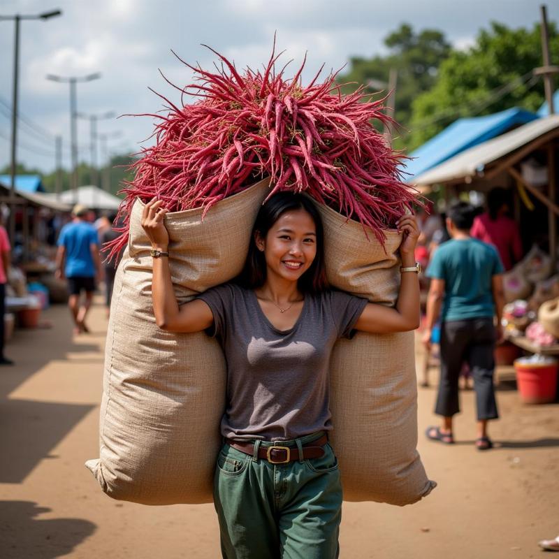 Mơ thấy mua nhiều rau ngót