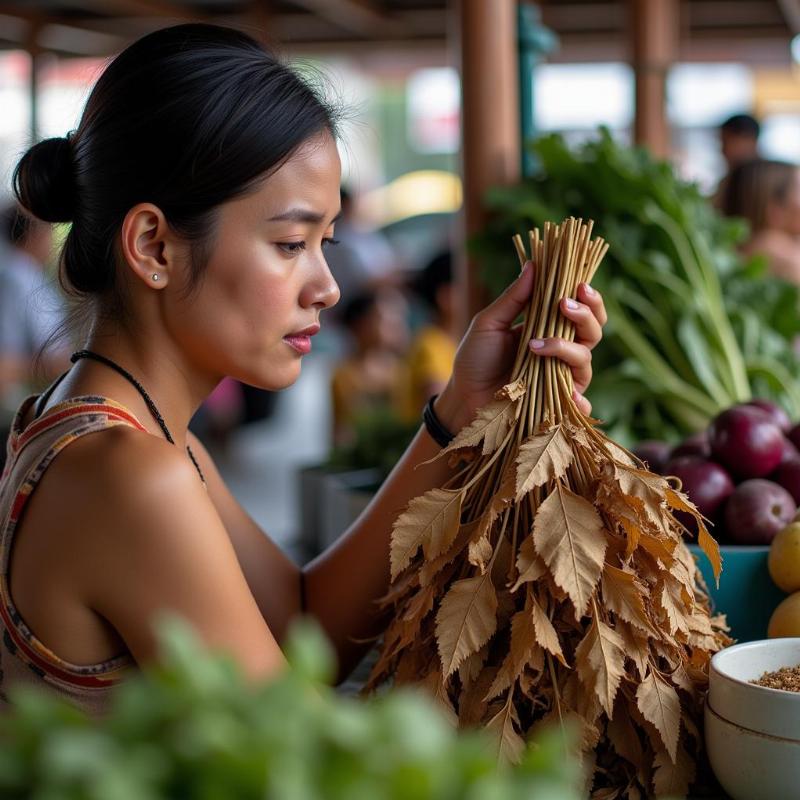 Mơ thấy mua rau ngót héo úa