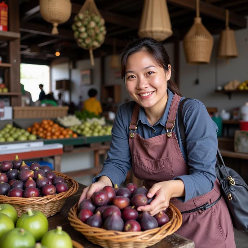 Mơ thấy mua sung chín tại chợ