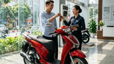 Hình ảnh giải mã điềm báo mơ thấy mua xe máy mới đem lại tài lộc và sự khởi đầu thuận lợi cho gia chủ