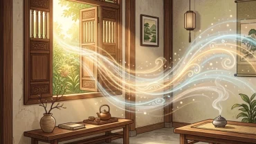 Hình ảnh phong thủy minh họa ý nghĩa tâm linh khi mơ thấy người lạ chết trong nhà mình