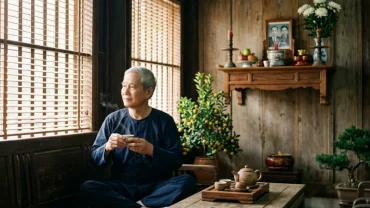 Hình ảnh minh họa cho những điềm báo và cảm xúc khi mơ thấy người thân đã mất còn sống trong không gian gia đình