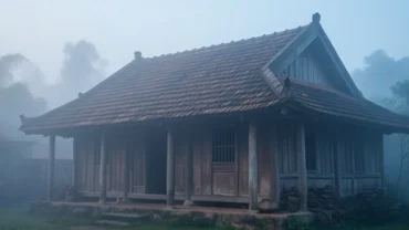 Ngôi nhà thời thơ ấu ẩn hiện trong sương mờ tượng trưng cho việc mơ thấy nhà cũ của mình lúc ngủ