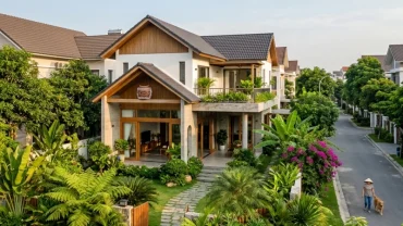 Hình ảnh mô phỏng giấc mơ thấy nhà mới khang trang mang lại điềm báo tốt lành về tài lộc