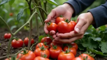 Mơ thấy nhặt cà chua rụng