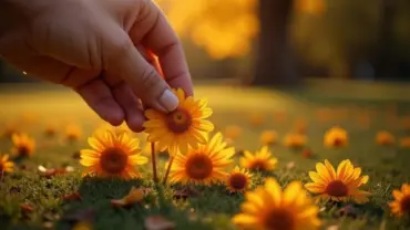 Mơ thấy nhặt hoa phượng vàng: Điềm báo may mắn trong tình duyên