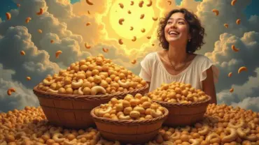 Mơ thấy nhiều hạt điều sung túc