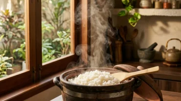 Giải mã chi tiết điềm báo tài lộc và gia đạo khi mơ thấy nồi cơm trong gian bếp gia đình Việt