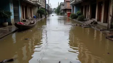 Mơ thấy nước lụt ngập đường