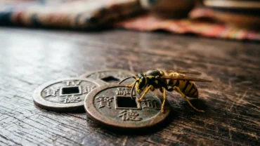 Hình ảnh minh họa điềm báo tài chính và tâm lý khi mơ thấy ong vàng trong không gian văn hóa Việt Nam