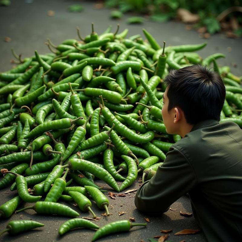 Mơ thấy ớt thối xanh đánh con gì