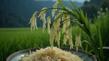 Mơ thấy phơi lúa bị mưa