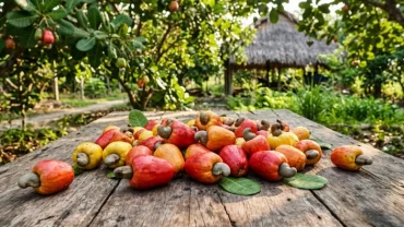 Hình ảnh phong thủy chi tiết giải mã điềm báo khi nằm mơ thấy quả điều chín đỏ mang đến tài lộc