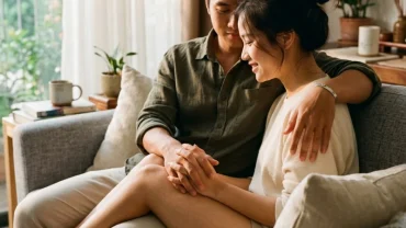 Hình ảnh cặp đôi chia sẻ khoảnh khắc ngọt ngào giúp lý giải hiện tượng mơ thấy quan hệ với người yêu