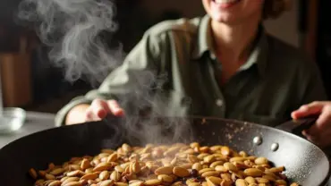Mơ thấy rang hạt hướng dương trên chảo nóng