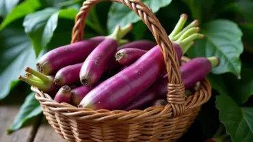 Giấc mơ thấy rổ khoai môn tím đẹp