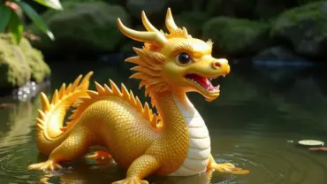 Mơ thấy rồng vàng trong ao