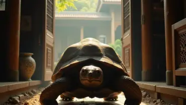 Mơ thấy rùa già bò vào nhà
