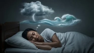 Khung cảnh bão lũ cuộn trào trong tâm trí tái hiện giấc mơ thấy thiên tai báo hiệu những biến động nội tâm