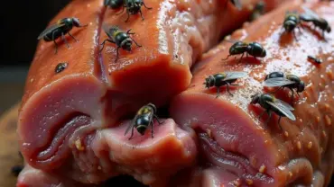 Mơ thấy thịt lợn bị hỏng