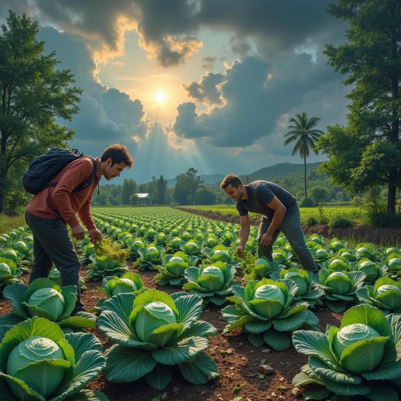 Mơ thấy thu hoạch bắp cải trong vườn đánh số mấy?