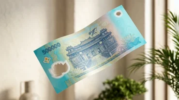 Hình ảnh mang tính biểu tượng về sự thịnh vượng và tài lộc khi nằm mơ thấy tiền 500 trong phong thủy